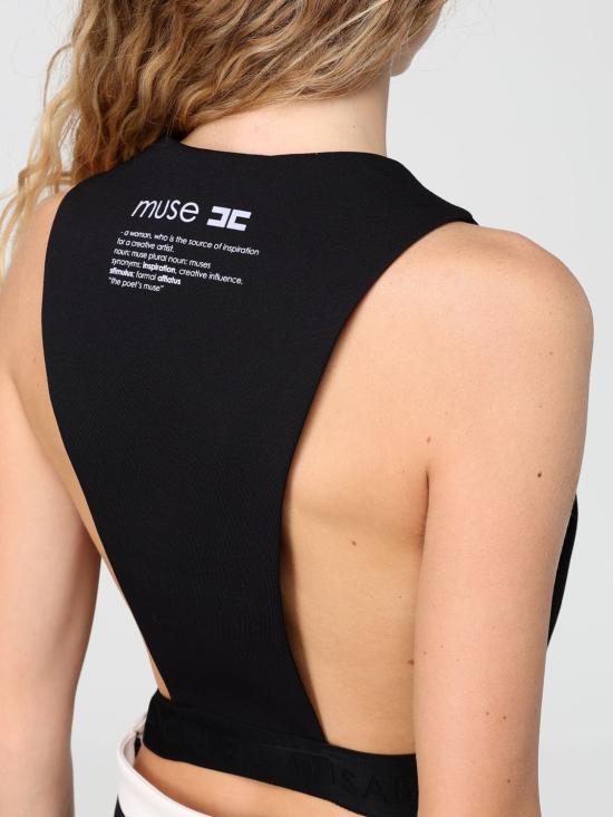 25FW 엘리자베타프랜치 베스트 GL001 110 Black - ELISABETTA FRANCHI