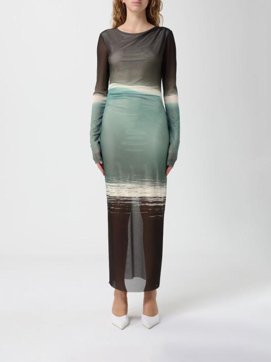 25FW 파트리지아페페 롱 원피스 8A1578J324 FM43 Brown