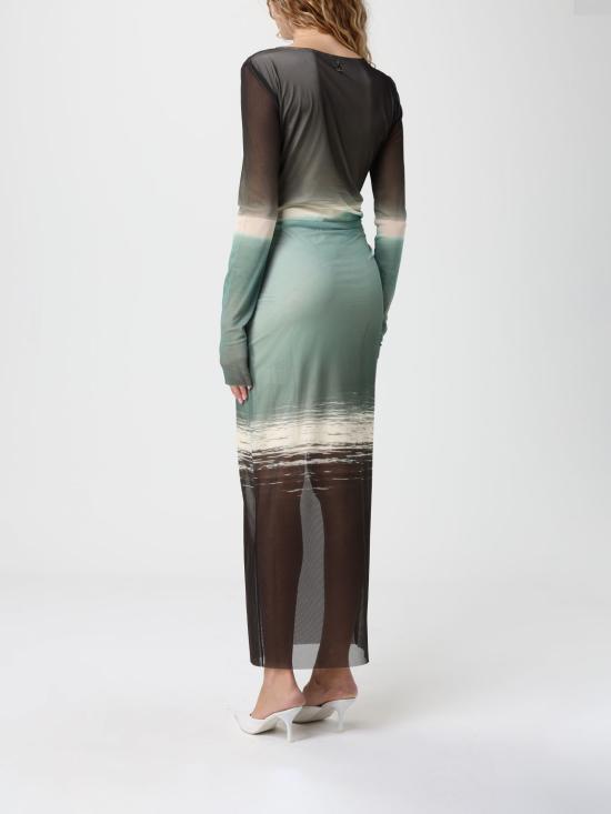 25FW 파트리지아페페 롱 원피스 8A1578J324 FM43 Brown - PATRIZIA PEPE