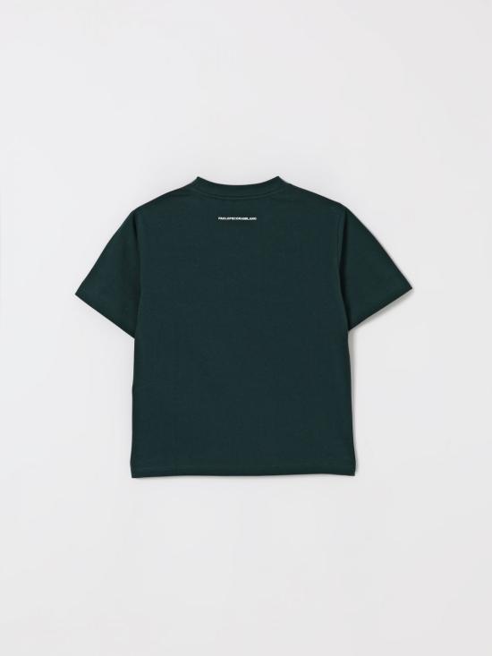 25FW [키즈] 파올로페코라 티셔츠 PP4124 FORESTA Green - PAOLO PECORA