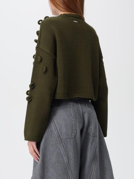 25FW JW앤더슨 스웨터 KW1446YN0417 575 Green - JW ANDERSON