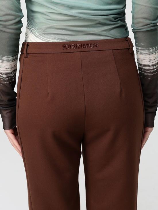 25FW 파트리지아페페 스트레이트 팬츠 8P0754 A623 B834 Brown - PATRIZIA PEPE