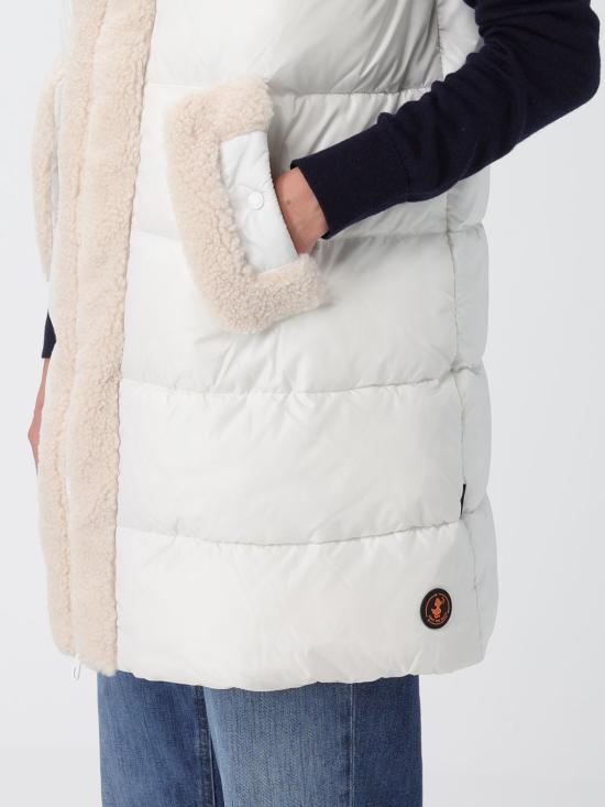 25FW 세이브더덕 베스트 D82494WMEGA21 00002 Yellow Cream - SAVE THE DUCK