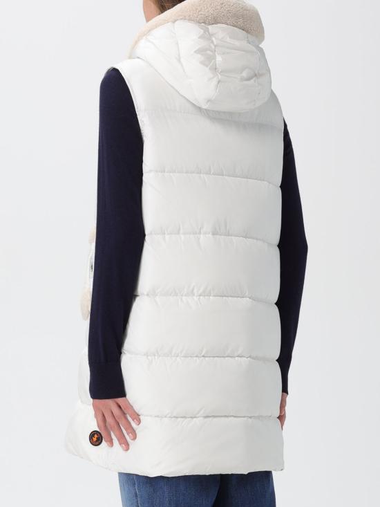 25FW 세이브더덕 베스트 D82494WMEGA21 00002 Yellow Cream - SAVE THE DUCK