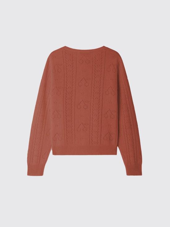 25FW [키즈] 봉쁘앙 풀오버 W05GCAK00034 037B Orange - BONPOINT