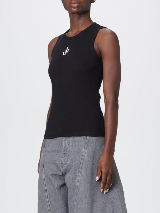 25FW JW앤더슨 반팔 티셔츠 JO0248PG1717 999 Black - JW ANDERSON