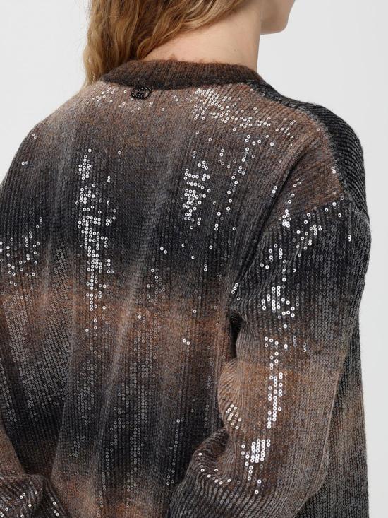 25FW 리우조 롱 원피스 MF5488MA14R S9472 Brown - LIU JO