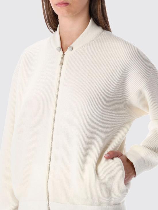 25FW 파비아나 필리피 봄버 재킷 MAD225F045N128 25 White - FABIANA FILIPPI