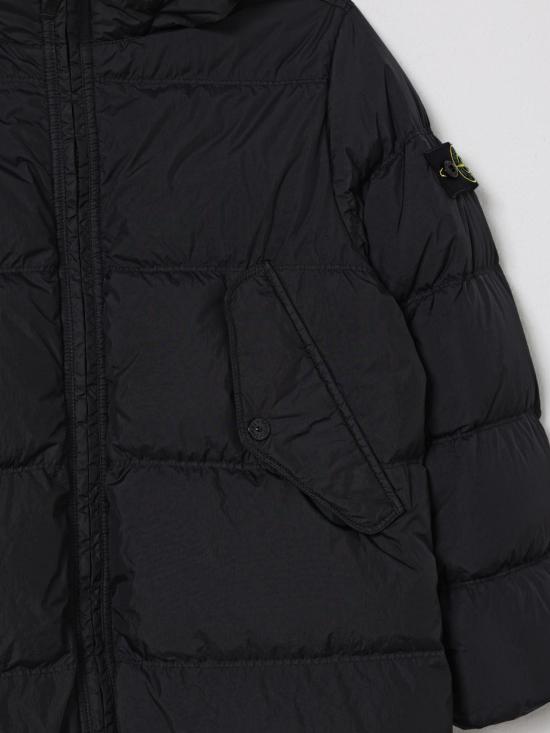 25FW [키즈] 스톤 아일랜드 캐주얼 자켓 4100004S0A23 V0029 Black - STONE ISLAND