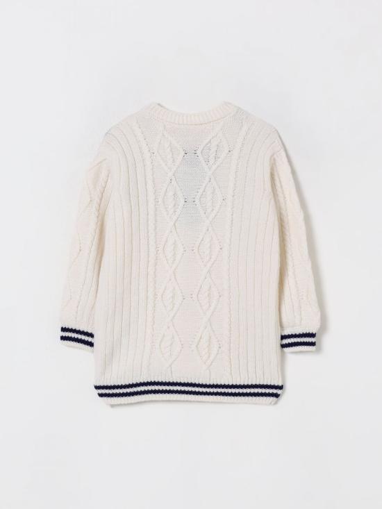 25FW [키즈] 엘리자베타프랜치 풀오버 EGAB183CFL230 D532 Butter - ELISABETTA FRANCHI