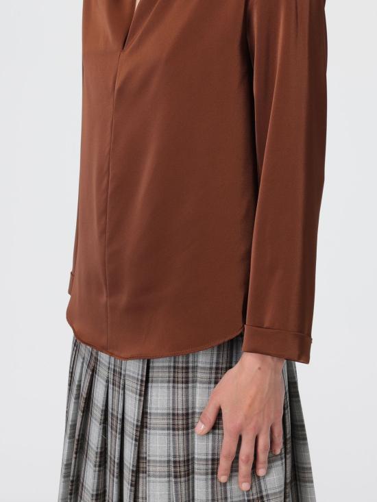 25FW 하니타 블라우스 H M3106SA 4479 CUOIO Brown - HANITA