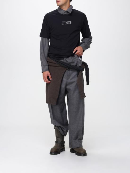 25FW MM6 메종마르지엘라 스웨터 SH2HL0028M13160 961 Black - MM6 MAISON MARGIELA