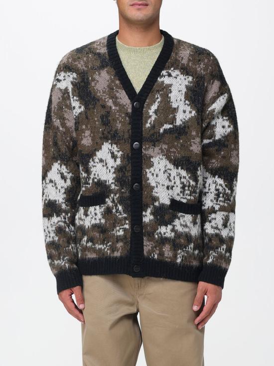 25FW 칼하트 WIP 머튼 가디건 와일드 도그 자카드 I035391 38XXX Multicolor