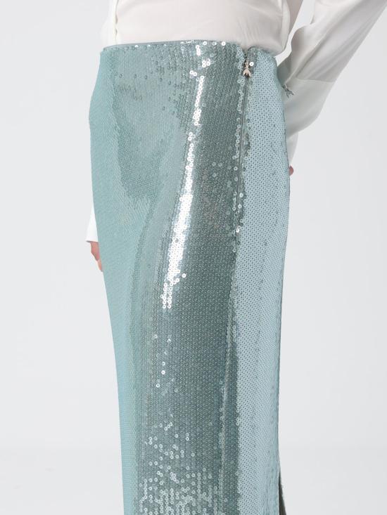 25FW 파트리지아페페 롱 스커트 8G0491J326 G615 Mint - PATRIZIA PEPE