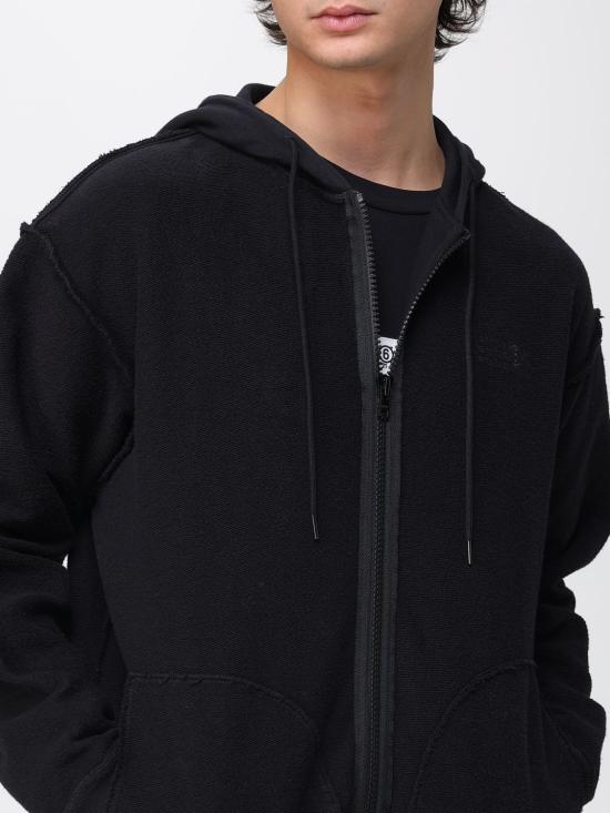 25FW MM6 메종마르지엘라 라지 M 로고 넘버 프린트 스웨트 셔츠 SH0GU0029M25014 900 Black - MM6 MAISON MARGIELA