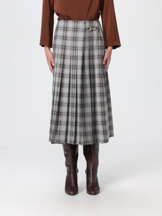 25FW 하니타 롱 스커트 H G1016 4512 90 89 GRIGIO CHIARO Grey