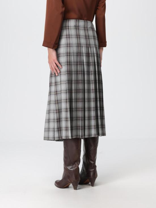 25FW 하니타 롱 스커트 H G1016 4512 90 89 GRIGIO CHIARO Grey - HANITA