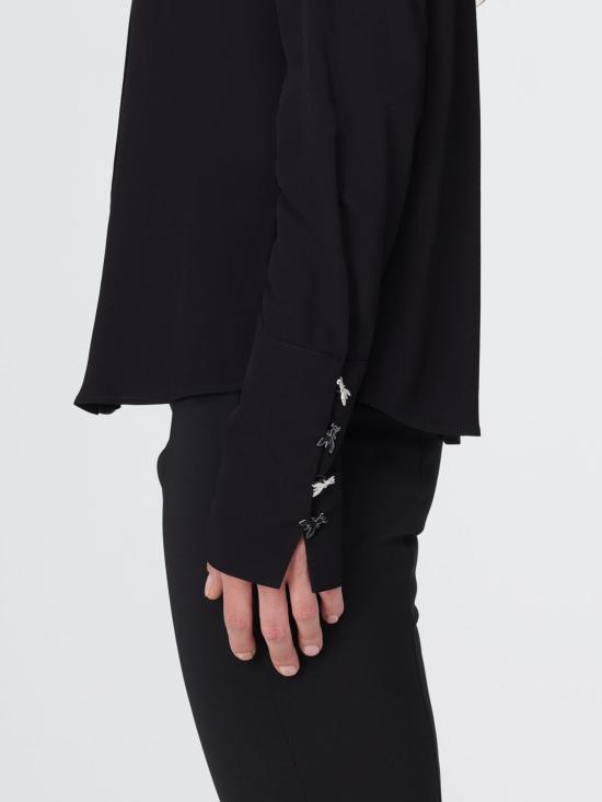 25FW 파트리지아페페 셔츠 8C0761A8I1 K103 Black - PATRIZIA PEPE