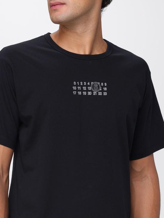 25FW MM6 메종마르지엘라 반팔 티셔츠 SH0GC0057S24312 900 Black - MM6 MAISON MARGIELA