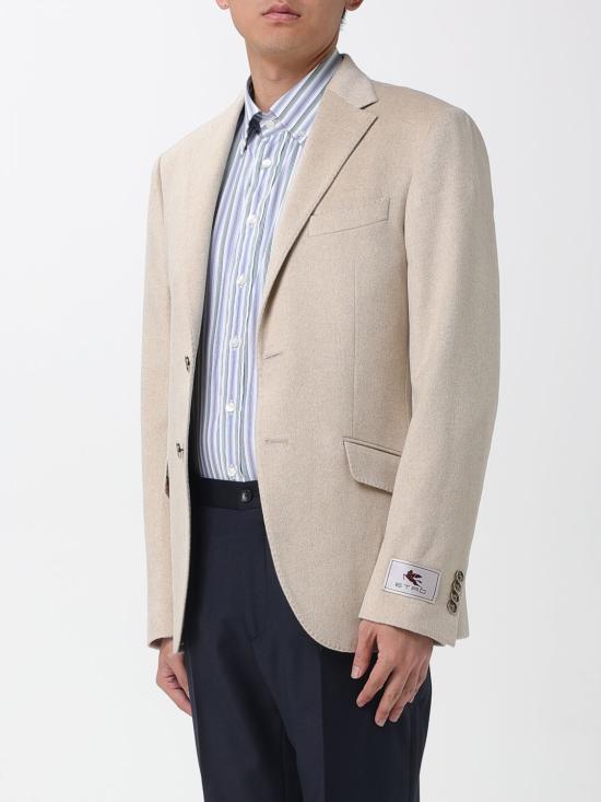 25FW 에트로 수트 자켓 MRCA002899TU2K3 M0121 Yellow Cream - ETRO