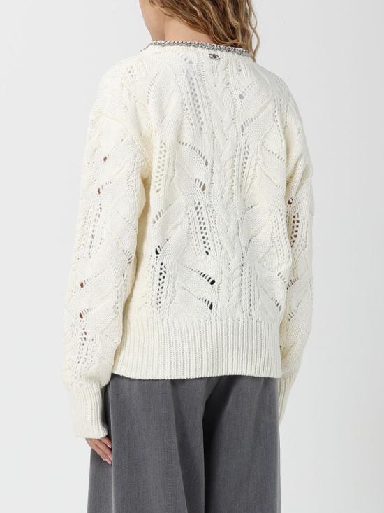 25FW 리우조 스웨터 MF5452MA37R 10701 White - LIU JO