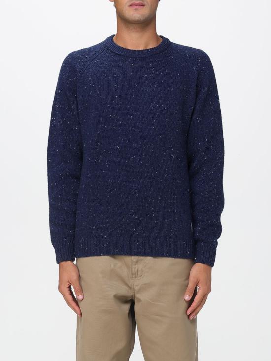 25FW 칼하트 WIP 앙글리스틱 스웨터 I010977 3ARXX Blue