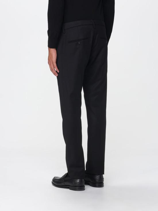 25FW 돈답 스트레이트 팬츠 UP235WS0105UXXX 999 Black - DONDUP