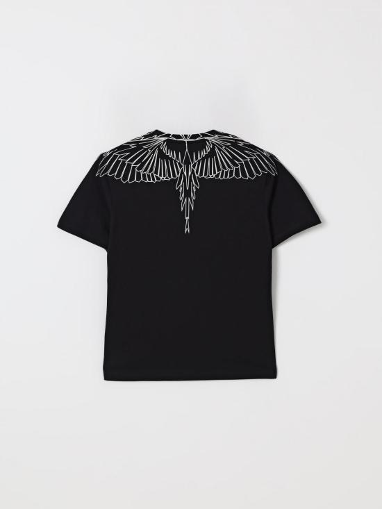 25FW [키즈] 컨트리 오브 밀란 티셔츠 F5CMJBTH073 110 Black - COUNTY OF MILAN