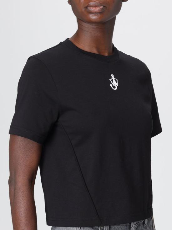 25FW JW앤더슨 반팔 티셔츠 JT0259PG1715 999 Black - JW ANDERSON