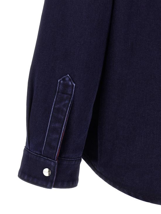 25FW 구찌 리버서블 데님 플란넬 셔츠 835282XDDB64447 - GUCCI