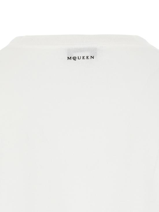 25FW 알렉산더 맥퀸 반팔 티셔츠 815067QTAC50909 - ALEXANDER MCQUEEN
