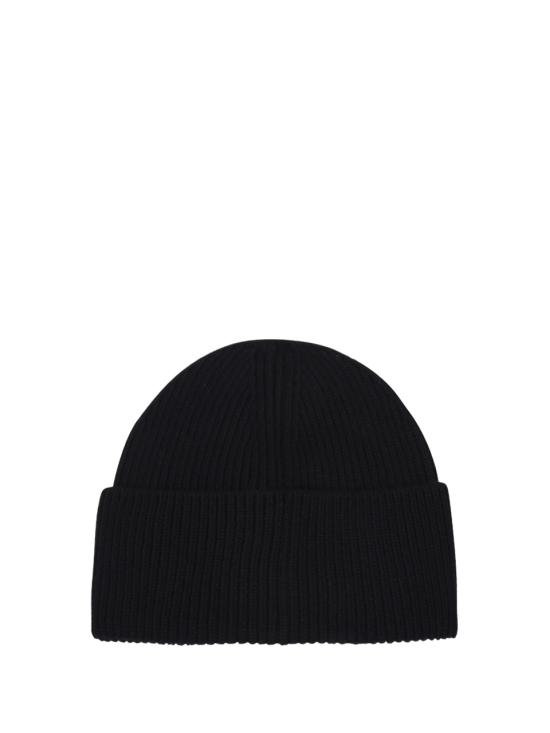 25FW 몽클레어 로고 패치 비니 3B00029M1242999 BLACK DOM - MONCLER