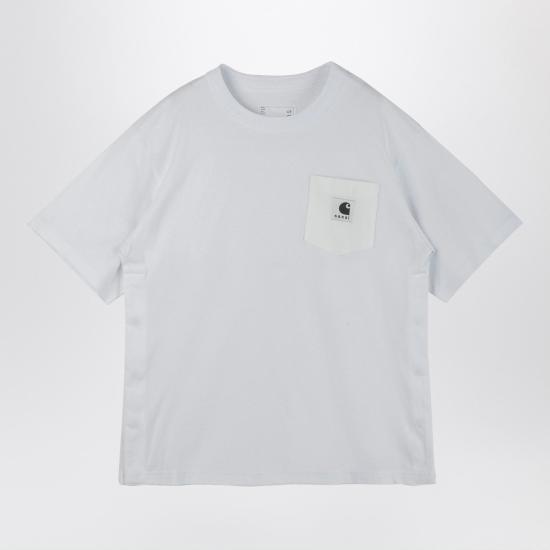 25FW 사카이 X 칼하트 WIP 반팔 티셔츠 25 00995SCO White