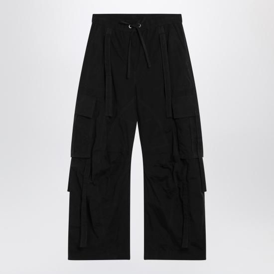 25FW 돌체앤가바나 스트레이트 팬츠 FTDEHTHUMS8 Black