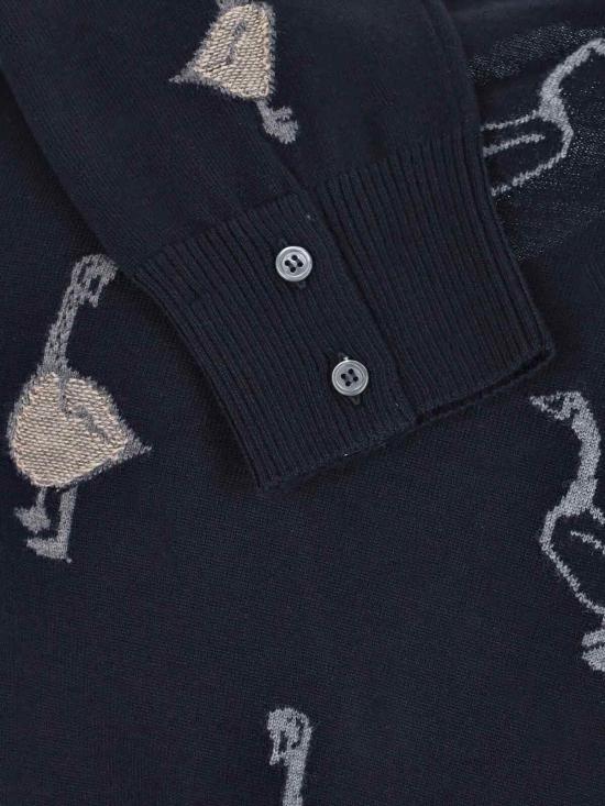 25FW 톰브라운 가디건 MKC599AY1051415 NAVY DOM - THOM BROWNE