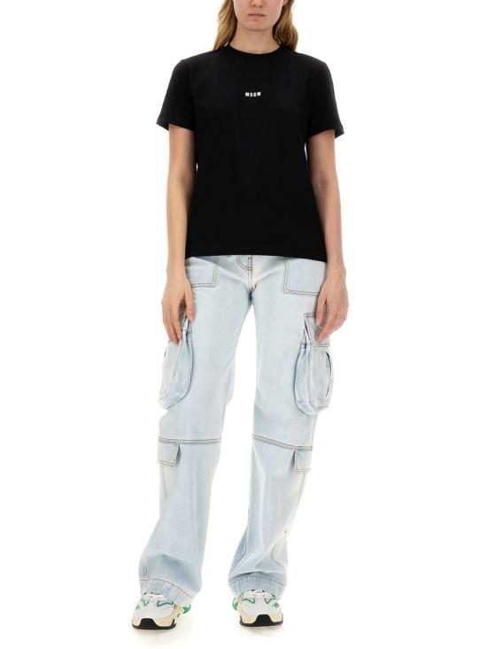 25FW 엠에스지엠 탑 2000MDM500 20000299 BLACK - MSGM