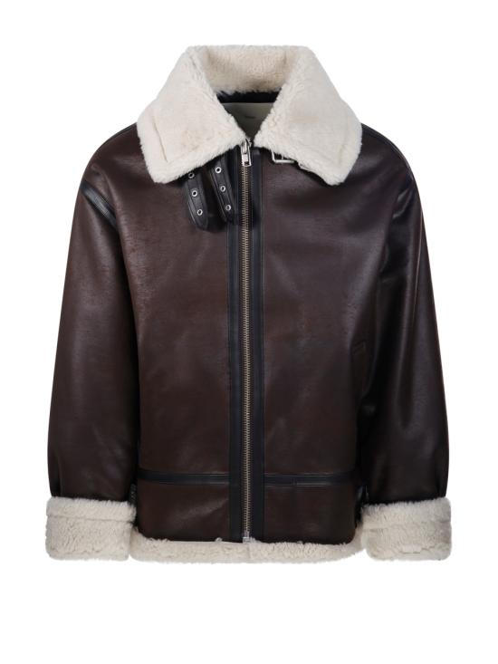 25FW 던스트 가죽 자켓 UDJU5D123W2 BROWN