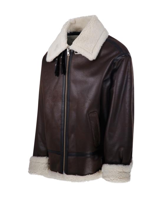 25FW 던스트 가죽 자켓 UDJU5D123W2 BROWN - DUNST