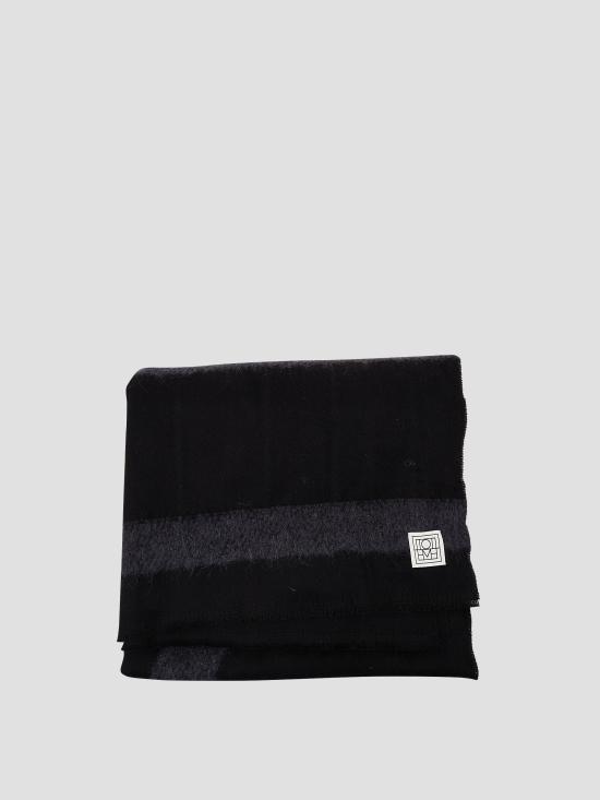 25FW 토템 머플러/스카프 254WSC0115FB0510 001 BLACK