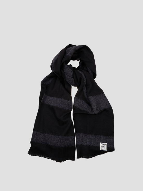 25FW 토템 머플러/스카프 254WSC0115FB0510 001 BLACK - TOTEME