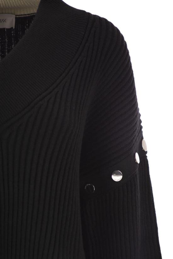 25FW 스포트막스 스웨터 2522366192600 008 Black - SPORTMAX