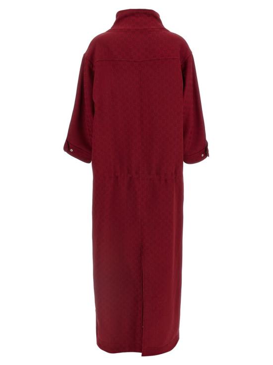  구찌 자카드 롱 코트  831112ZASZA6052 RED - GUCCI