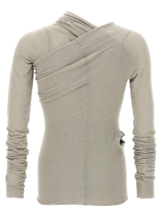 25FW 릭 오웬스 긴팔 티셔츠 RU02E1262JR08 GRAY - RICK OWENS