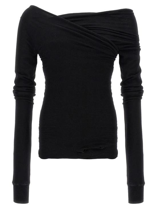 25FW 릭 오웬스 탑 RU02E1262JR09 Black