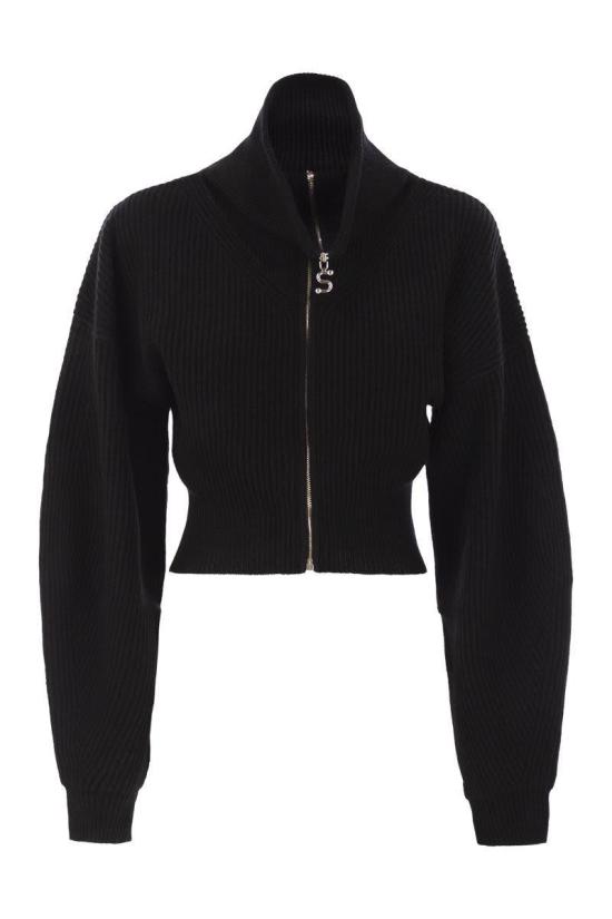 25FW 스포트막스 스웨터 2522346012600 005 Black