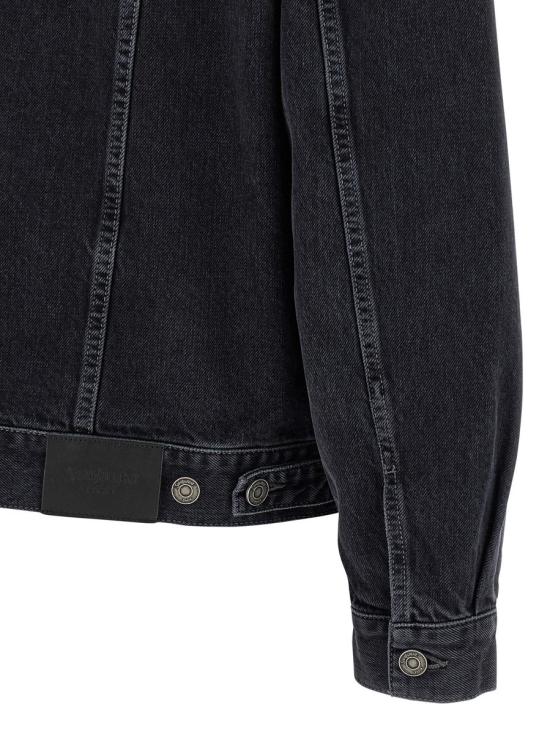 25FW 생로랑 데님 자켓 816791Y31SA2029 Black - SAINT LAURENT