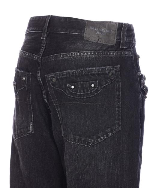 25FW 발렌시아가 숏팬츠 849953TTW671037 Black - BALENCIAGA