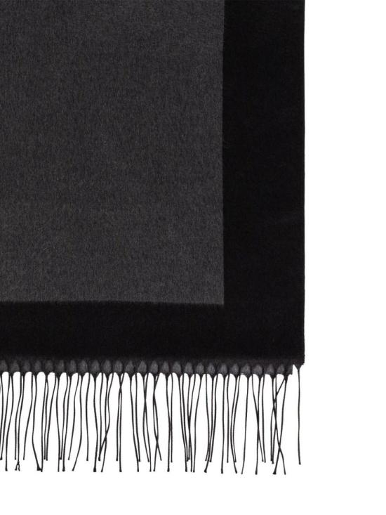 25FW 생로랑 실크 자카드 캐시미어 스카프 7948613Y0091261 GRAPHITE - SAINT LAURENT