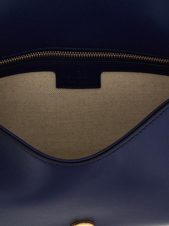 25FW 구찌 블론디 탑 핸들 백 815714AAEC24730 BLUE - GUCCI