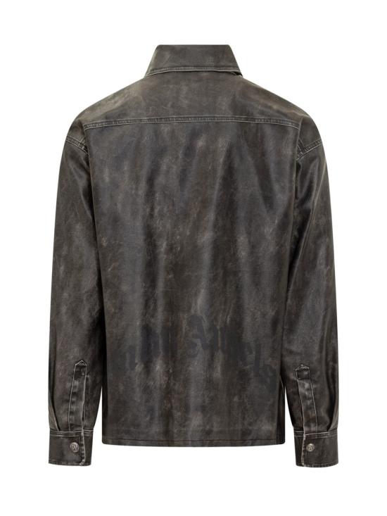 25FW 팜앤젤스 긴팔 셔츠 PMJE015F25FAB001 0710 GREY - PALM ANGELS